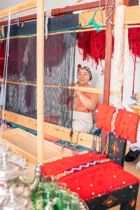 Moroccan carpets in Safi