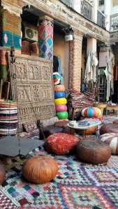 Moroccan rugs In Marrakech